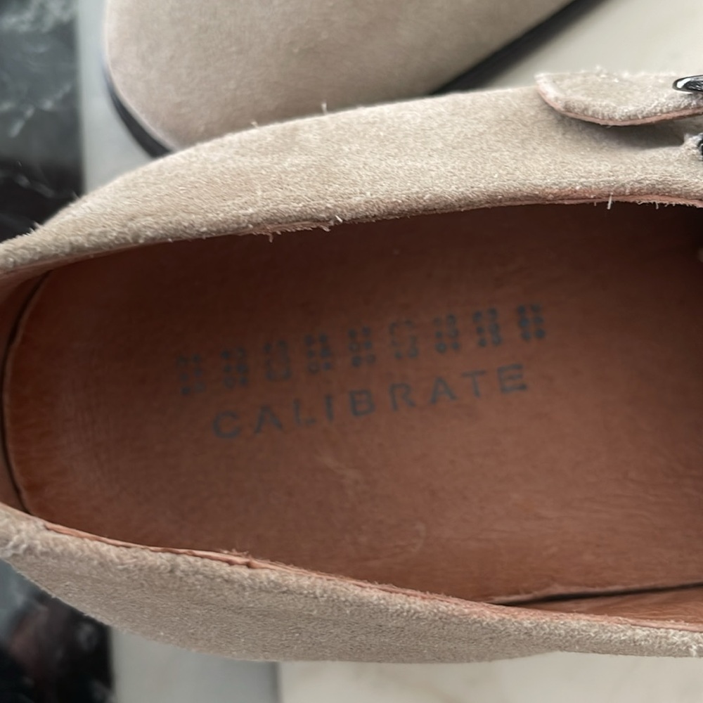 Calibrate Double Monk Suede Dress Shoes View 5